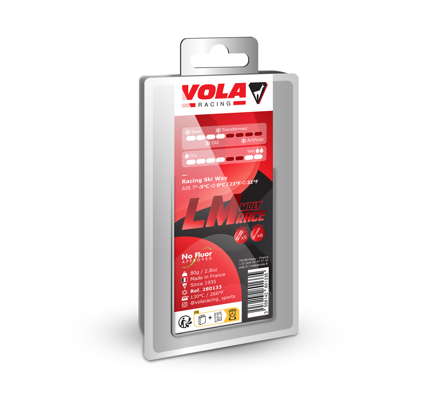 Vola LM Race Molybden Röd
