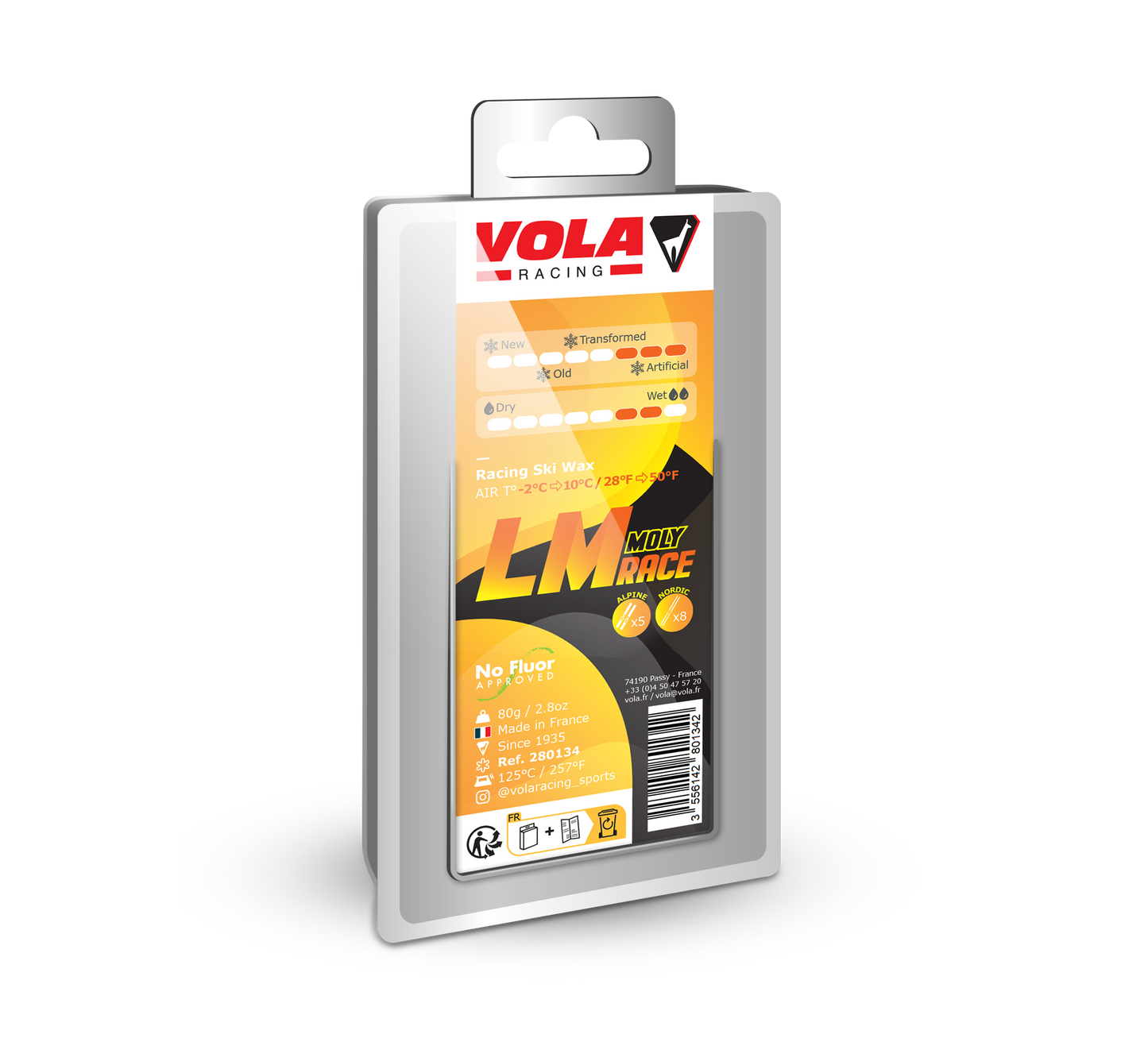 Vola LM Race Molybden Gul